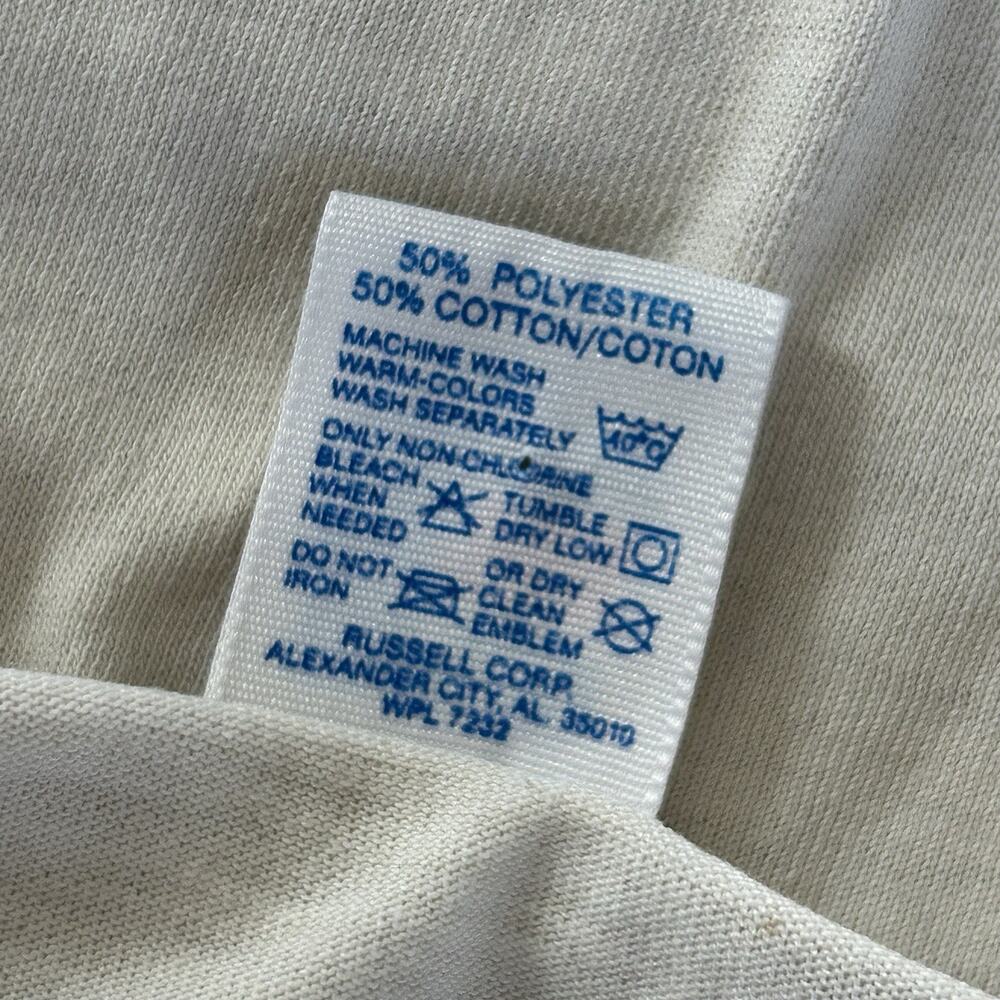 Vintage Russell T Shirt XXL USA Single Stitch Thin Cottage Core Boho Nature - Picture 5 of 15